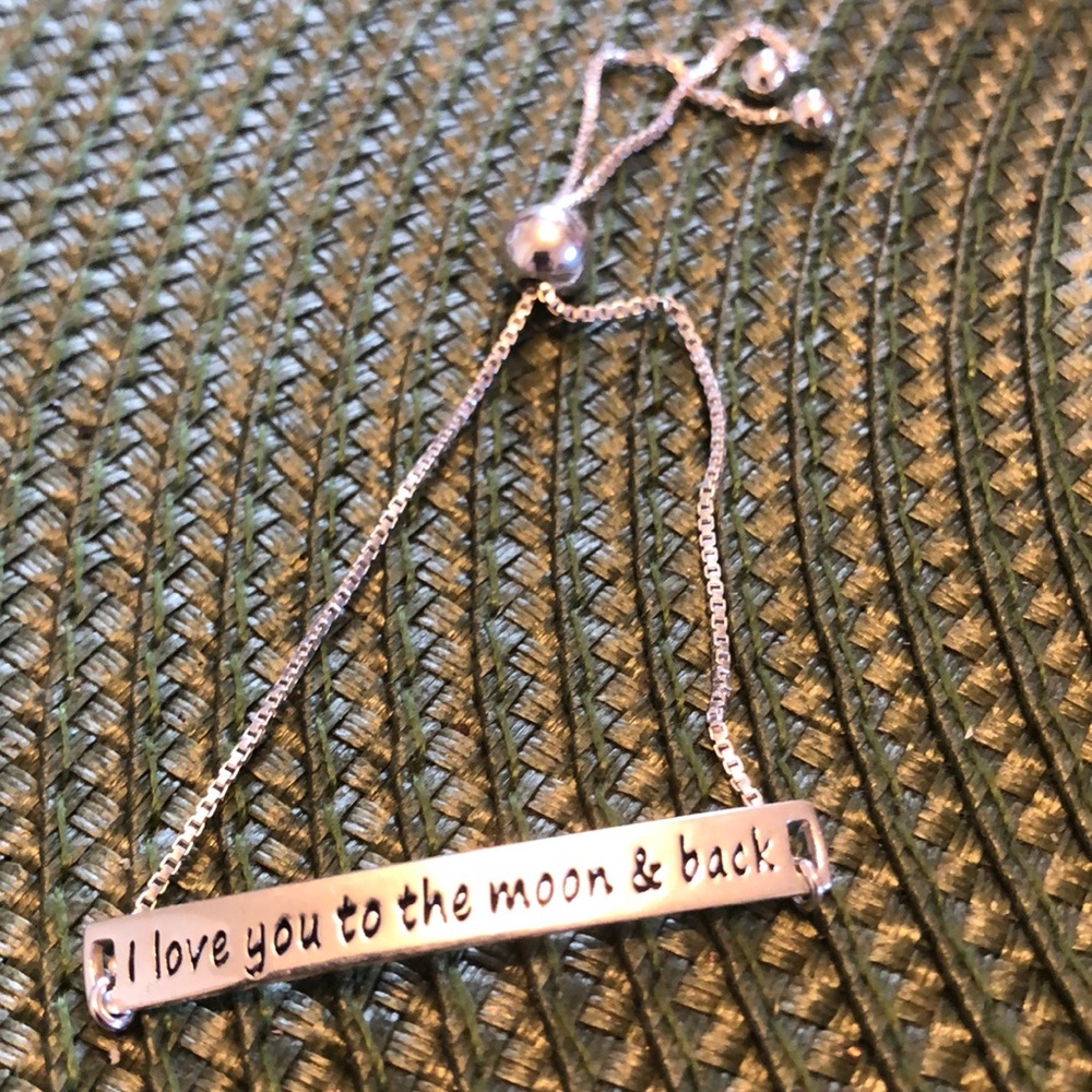 I love you to the moon and back sterling